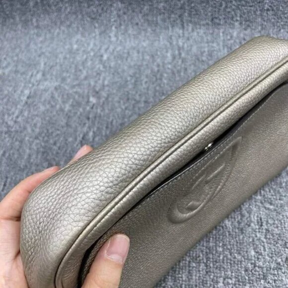 100% Authentic GUCCI Soho Leather Shoulder Bag 468-062324 - Picture 5 of 16